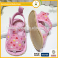 2015 summer newest european and american fashion genuine leather simple high quality baby sandal